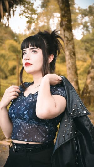 blusa arpía manga corta