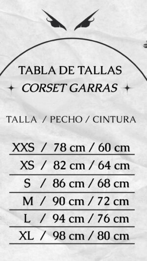 corset garras 🦅✨